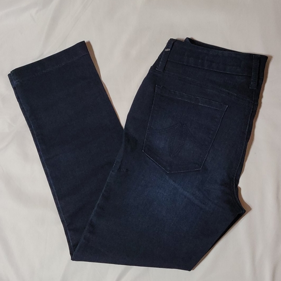 Level 99 Lily Crop Skinny Straight Petite Size 29P - Picture 8 of 10